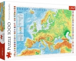 Пазл Физическая карта Европы 1000 эл
