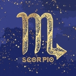 Картина по номерам Знак зодиака Скорпион с краской металлик 50 х 50 см Идейка КН9513